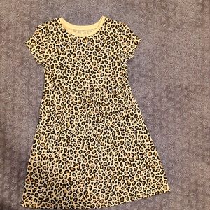Old Navy Animal Print cotton dress 4T
